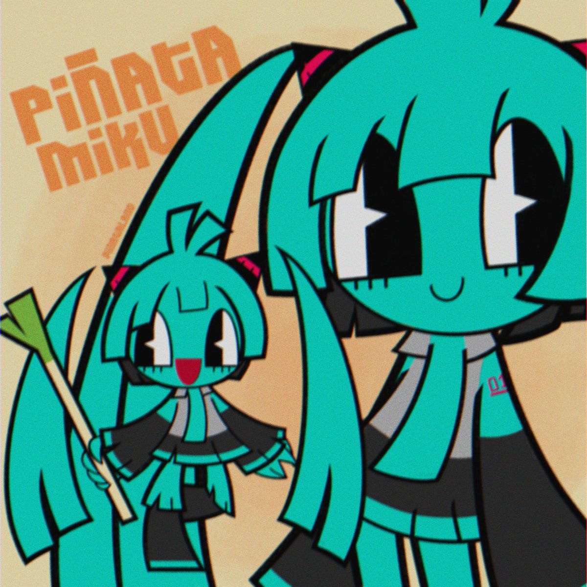 Piñata miku #HatsuneMiku #Fanart #VOCALOID