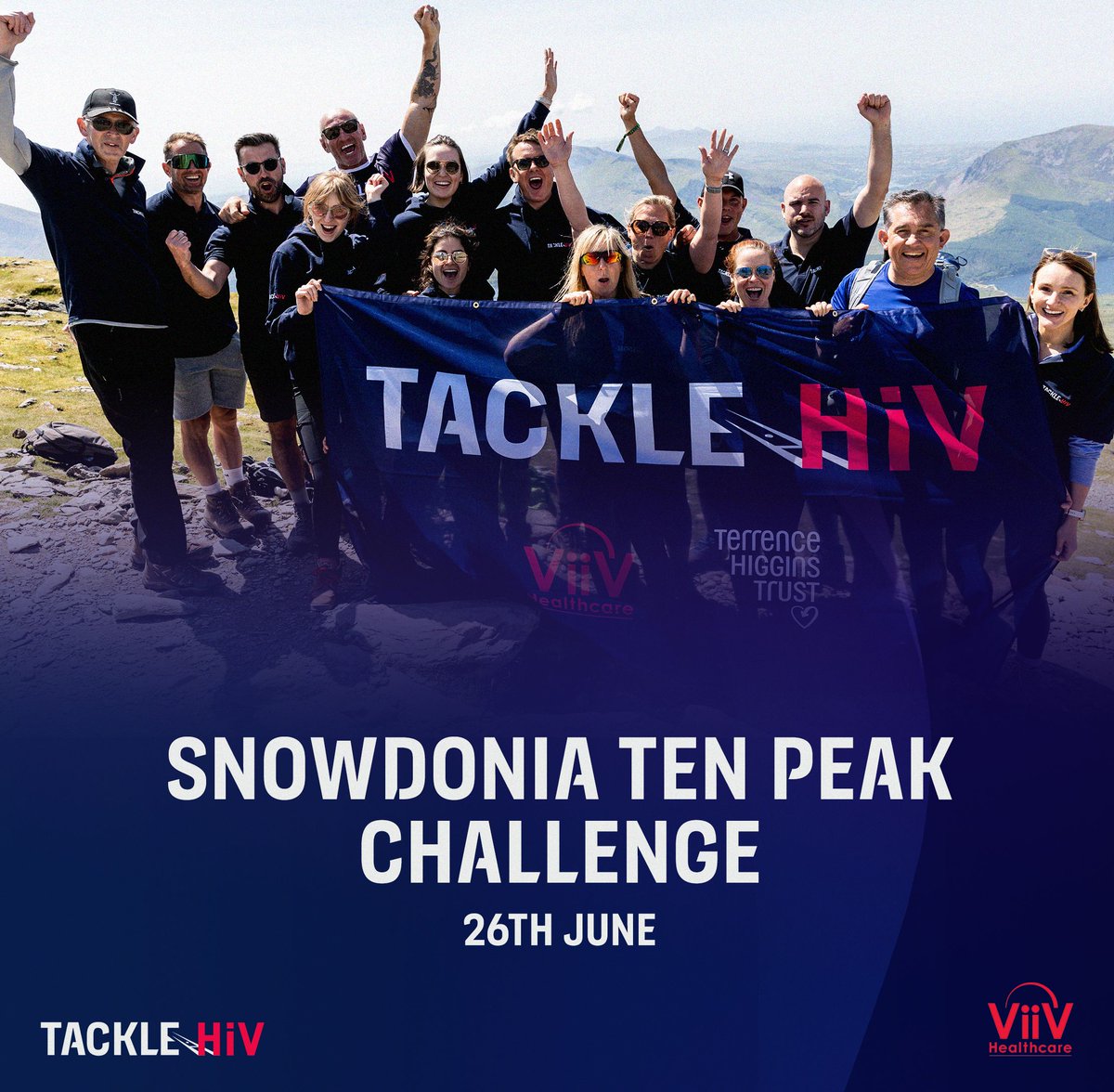 Tackle HIV (@tacklehiv) on Twitter photo In one month we’ll be taking on the Snowdonia Ten Peak Challenge!
We’ll be raising money for the amazing <a href="/THTorguk/">Terrence Higgins Trust</a> and showing that HIV doesn’t have to be a barrier to anything.
You can donate here: justgiving.com/page/tacklehiv…
<a href="/ViiVHC/">ViiV Healthcare</a> In one month we’ll be taking on the Snowdonia Ten Peak Challenge!
We’ll be raising money for the amazing <a href="/THTorguk/">Terrence Higgins Trust</a> and showing that HIV doesn’t have to be a barrier to anything.
You can donate here: justgiving.com/page/tacklehiv…
<a href="/ViiVHC/">ViiV Healthcare</a>