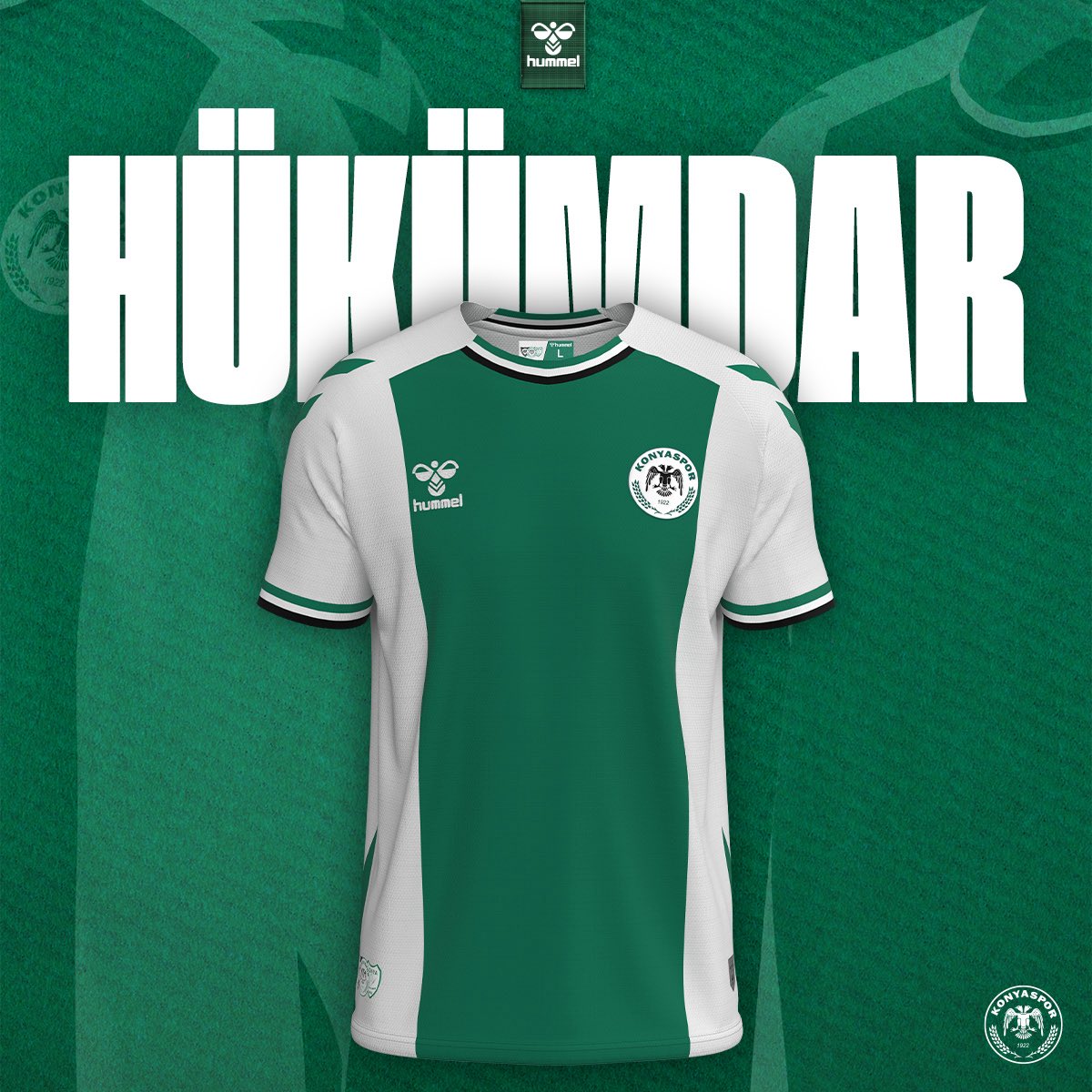 HÜKÜMDAR ✅ 

Konyaspor'umuzun Süper Lig 2025-26 Sezonundaki alternatif formalarından biri HÜKÜMDAR oldu. Taraftarımız, yaptığımız ankette en çok oyu Hükümdar Forma tasarımına verdi. 💚🤍

Ankete katılan tüm taraftarımıza teşekkür ederiz. 👏