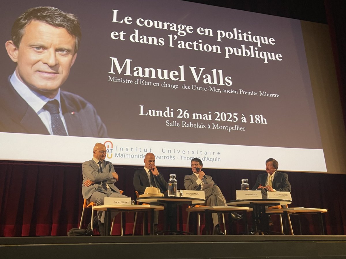 Perla Danan (@perladanan) on Twitter photo Réflexion sur ce qui a guidé les pas des grands hommes d'Etat, objet du dernier ouvrage de Manuel Valls presenté à <a href="/montpellier_/">Ville de Montpellier</a> . Bientôt sur <a href="/RadioAviva34/">RADIO AVIVA MONTPELLIER</a>. <a href="/LanguedocCrif/">CRIF Languedoc-Roussillon</a> pour les 25ans de l'institut <a href="/maimonide_i/">Institut Maïmonide-Averroès-Thomas d'Aquin</a> Réflexion sur ce qui a guidé les pas des grands hommes d'Etat, objet du dernier ouvrage de Manuel Valls presenté à <a href="/montpellier_/">Ville de Montpellier</a> . Bientôt sur <a href="/RadioAviva34/">RADIO AVIVA MONTPELLIER</a>. <a href="/LanguedocCrif/">CRIF Languedoc-Roussillon</a> pour les 25ans de l'institut <a href="/maimonide_i/">Institut Maïmonide-Averroès-Thomas d'Aquin</a>