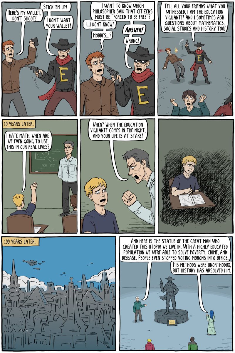 existentialcoms's tweet image. The Education Vigilante -
existentialcomics.com/comic/604