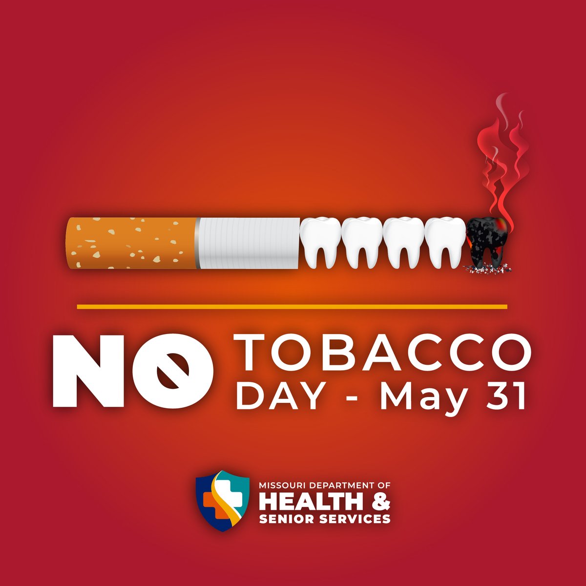 Teeth + tobacco are a bad combo. All forms of tobacco can cause oral cancer &amp; gum disease, and lead to tooth decay &amp; tooth loss.

Explore FREE resources to quit:
🚫Patches
🚫Gum
🚫Coaching (phone, text or online)

Call 1-800-QUIT-NOW (784-8669) or visit YouCanQuit.org!