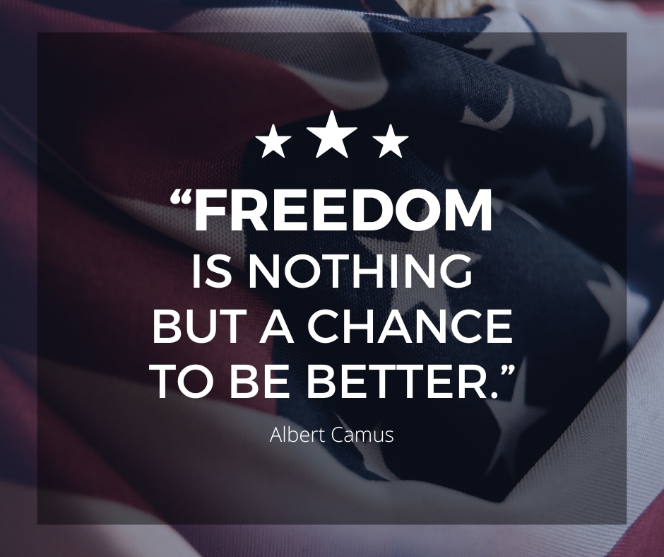 It's Memorial Day and Motivation Monday. Thank you, veterans, for fighting for our freedom. Let us use it to be better.