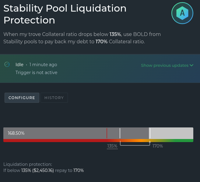What <a href="/DeFiSaver/">DeFi Saver</a> released  is amazing for passive yet efficient farming with <a href="/LiquityProtocol/">Liquity</a> v2 (+forks):

1. Deposit wstETH &amp; mint some BOLD (2.4% IR is a sweet spot rn), LTV can be aggressive because of automation
2. Deposit BOLD into SP
3. Set automation to protect your Trove