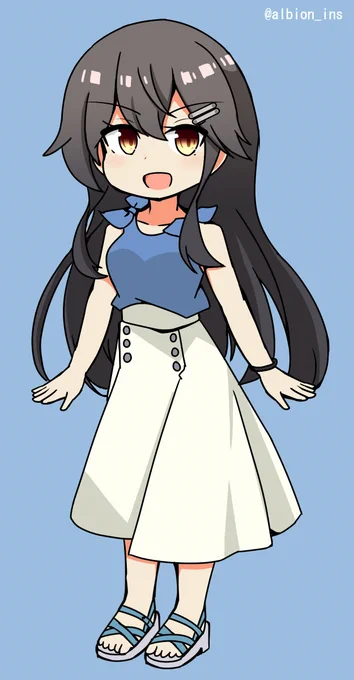 榛名_私服modeです!1h50m#艦これ版深夜の真剣お絵描き60分一本勝負 #艦これ版真剣お絵描き60分一本勝負_20250526 