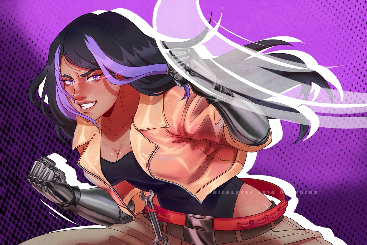 Sera used to be a skilled boxer before an accident left her arms beyond repair. Fortunately for her and unfortunately for any would be attackers, her skills are just as sharp as ever 
Art by <a href="/LyteArtworks/">Binkus✨Lyte Artworks✨OPEN UNTIL JUNE 15TH🌿</a>