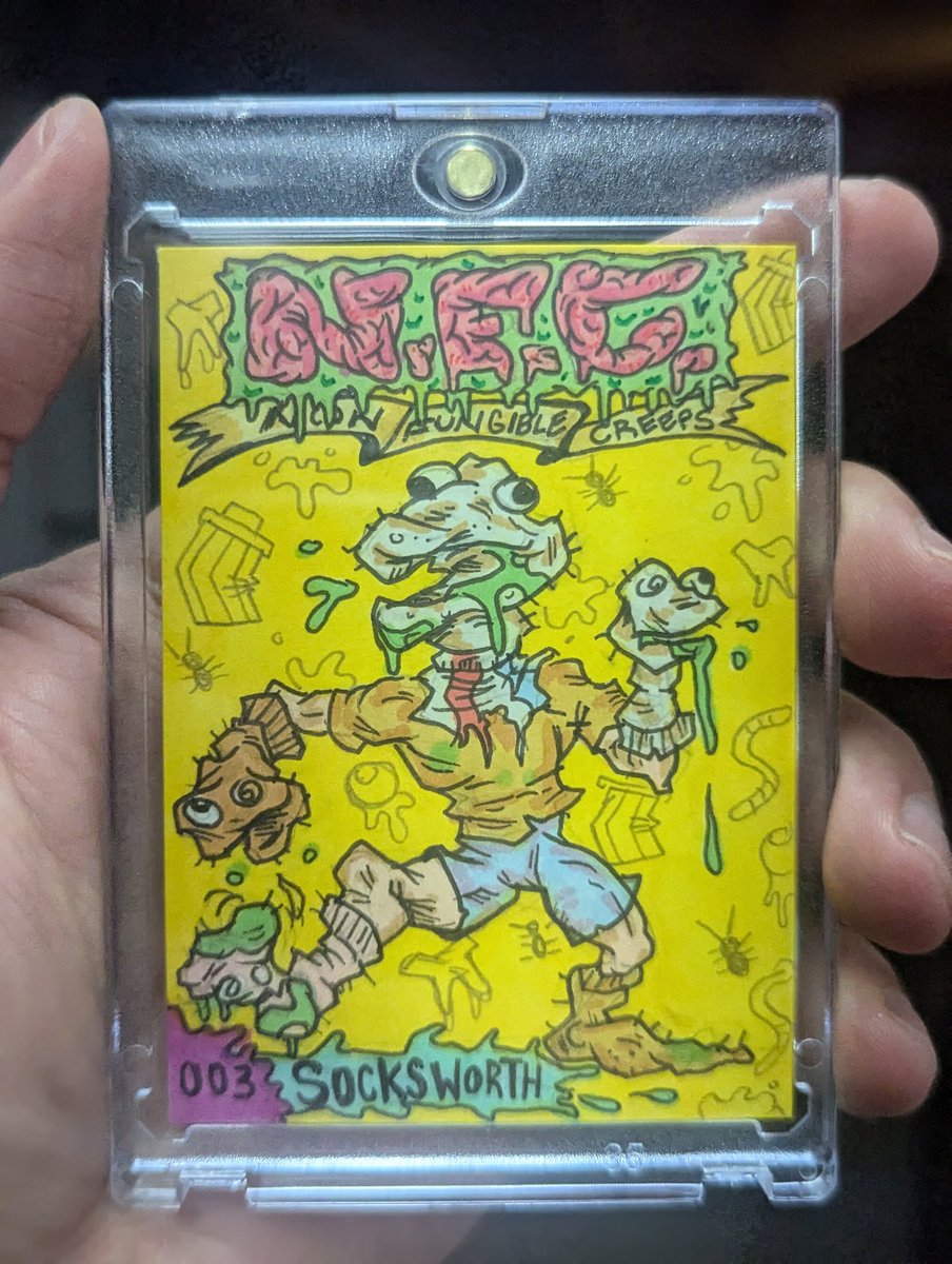 I just found one of the first NFC sketch cards made that I didn't sell! If anyone is interested let me know 👀