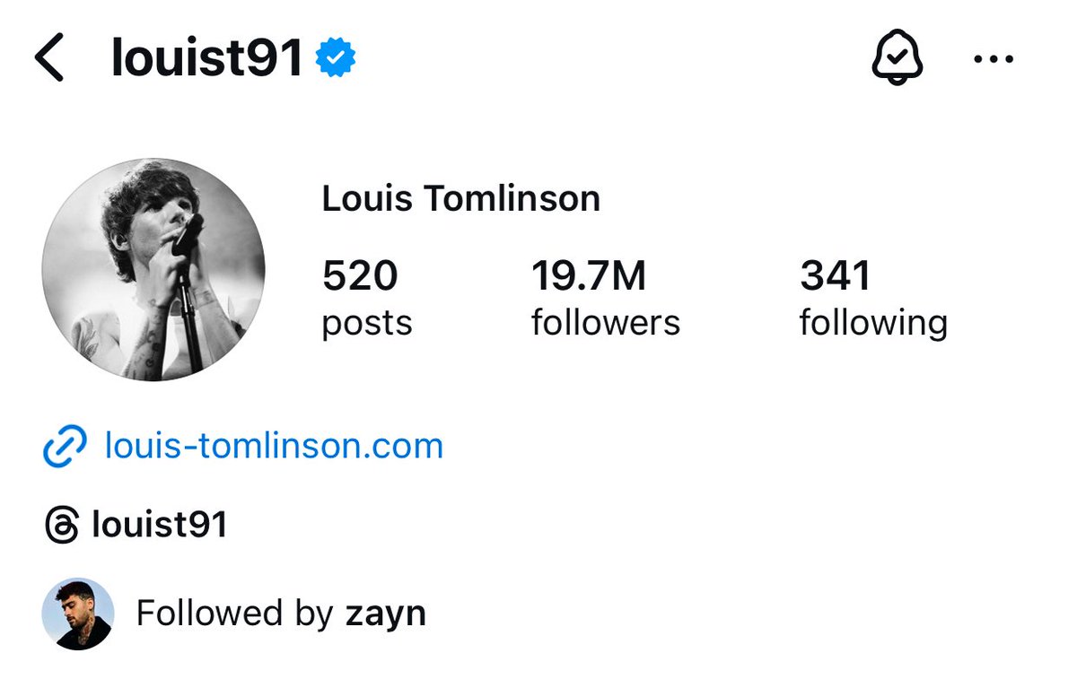 LouisT91Updates's tweet photo. Zayn followed Louis on IG 🤍 https://t.co/Ws7obVkSu2
