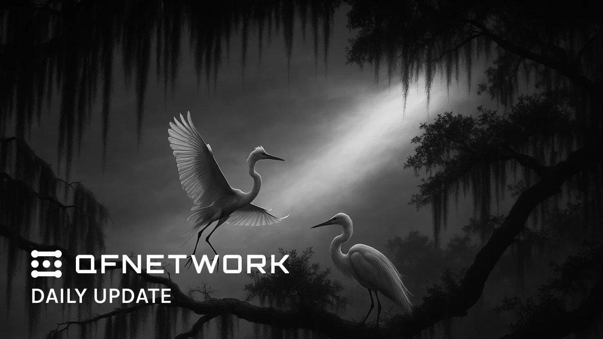 theqfnetwork's tweet photo. QF Network Daily Update May 26, 2025

Team Movement & European Network Building

Part of our team has been actively traversing Europe this month, strengthening relationships across the blockchain ecosystem. The journey has been focused on deepening connections with both existing partners and potential collaborators as we build toward mainstream dApp adoption.

Upcoming: ETHCC France - We're gearing up for one of Europe's premier blockchain conferences, where we'll be participating June 30.

Post-Netherlands Blockchain Week 

Following our productive time in Amsterdam, we're heading to Switzerland to continue building our European presence. During Netherlands Blockchain Week, we had meaningful engagements with:

@nosana_ai and @Build_Vertical - Shoutout for putting on an amazing event!

Community Growth in Amsterdam

The Amsterdam meetups proved incredibly valuable, bringing together core QF team members and community contributors:

@Crypto_Jopp @Dvcryptzz @AltcoinSensei

Developer Relations Expansion 

We're actively building out our Developer Relations team to better support the growing QFN ecosystem. More details on this strategic expansion coming soon.

Looking Ahead

The European tour has reinforced our conviction that QF Network addresses critical pain points in the current blockchain landscape. 

The enthusiasm from developers and projects we've met validates our approach to bridging the dApp gap through superior performance without sacrificing decentralization.

Stay tuned for more updates as we continue building the infrastructure for blockchain's mainstream moment.