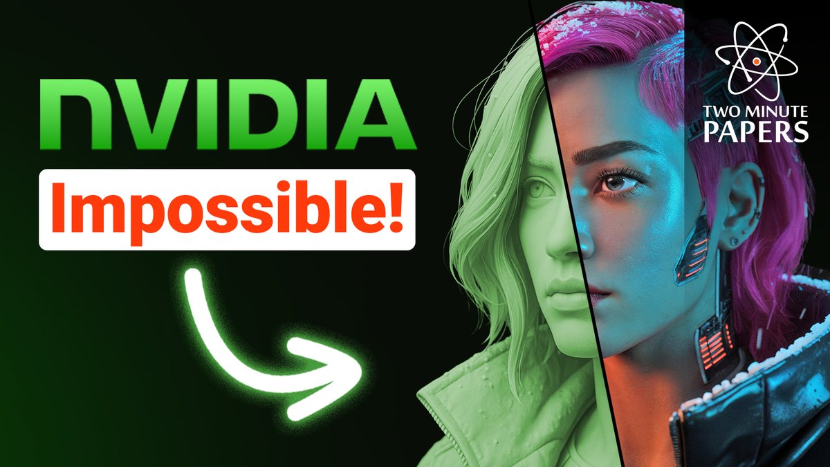 NVIDIA’s New AI: Impossible Weather Graphics! Full video: youtu.be/ZE0JZYgiaGc