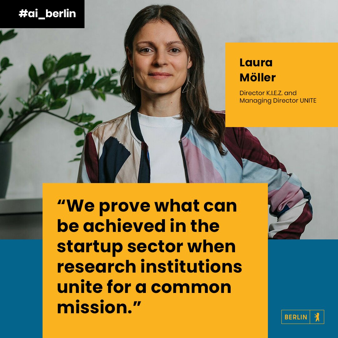 🎓 How can Europe turn cutting-edge research into impact? In our latest #ai_berlin interview, Laura Möller shares how K.I.E.Z. &amp; #UNITE are shaping Berlin into a launchpad for research-driven #AI startups.
Read more➡️bit.ly/LauraMoeller
Photo: © K.I.E.Z. / Viktor Strasse