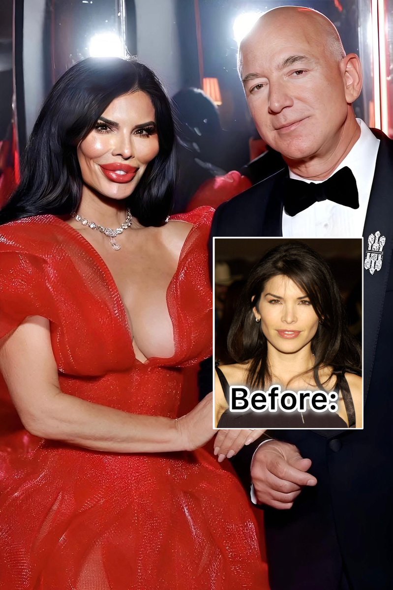 Jeff Bezos girlfriend goes viral for her before &amp; after plastic surgery. 😳