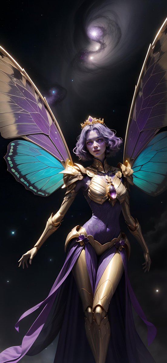 ScreenGirlsNet's tweet photo. She is Aurellith, Empress of Nebulas. Born from stardust, crowned in light, winged like destiny. Wherever she moves, galaxies whisper and cosmic tides bow.
Your l#ockscreen deserves this kind of royalty.
#SpaceQueen #CosmicFantasy #iPhoneWallpaper #EpicBeauty #WallpaperDrop https://t.co/xzVTz7iee0
