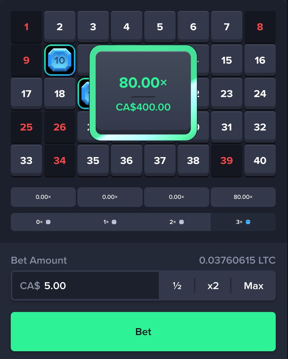 EagleBetsCasino's tweet image. OMG I JUST HIT FOR +$400 ON @gamba KENO!!! 😱🤑

I'm dropping a @gamba multiplier hunt. 1st person under my code "EAGLE" to hit an 80x or higher on a $0.50 bet or more will win!

Check the description for details! 👇

#Casino #Gamba #Keno #Stake #gamblingX #GamblingTwitter