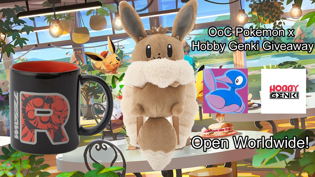 Out of Context Pokémon (@oocpokemon) on Twitter photo ✨HobbyGenki x OoC Pokémon Giveaway✨
One lucky winner will be taking home this amazing Changing Team Rocket Mug and Penny's Eevee Backpack Pouch set!
How to enter:
✅ Follow both <a href="/OoCPokemon/">Out of Context Pokémon</a> and <a href="/HobbyGenki/">Hobby-Genki</a>!
✅Like, Retweet and Tag a friend!
✅Leave a comment on who is your ✨HobbyGenki x OoC Pokémon Giveaway✨
One lucky winner will be taking home this amazing Changing Team Rocket Mug and Penny's Eevee Backpack Pouch set!
How to enter:
✅ Follow both <a href="/OoCPokemon/">Out of Context Pokémon</a> and <a href="/HobbyGenki/">Hobby-Genki</a>!
✅Like, Retweet and Tag a friend!
✅Leave a comment on who is your