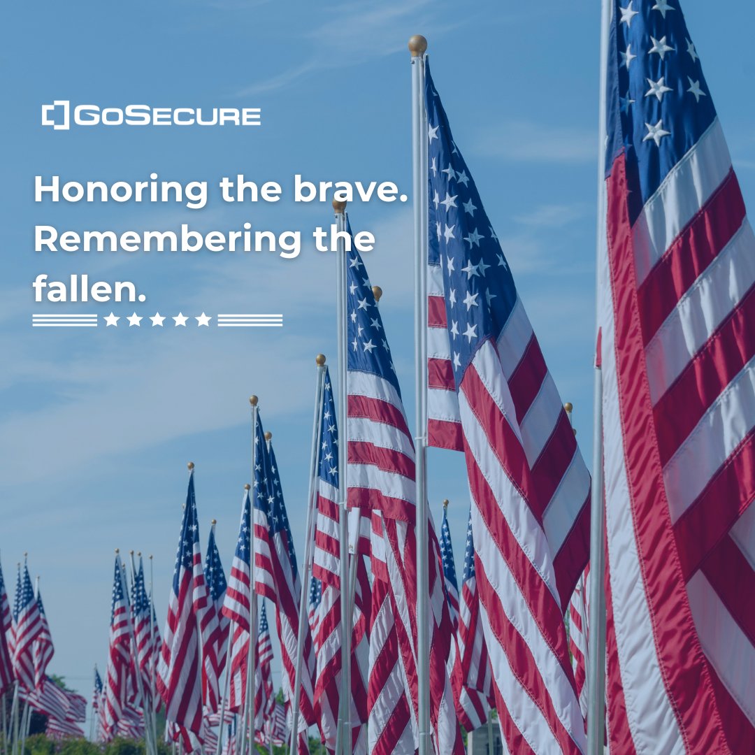 Today, we honor the brave and remember the fallen. Their sacrifice will never be forgotten. 🪖

#MemorialDay #HonorAndRemember #GoSecure #NeverForget #ThankYouForYourService #InfoSec #Cybersecurity
