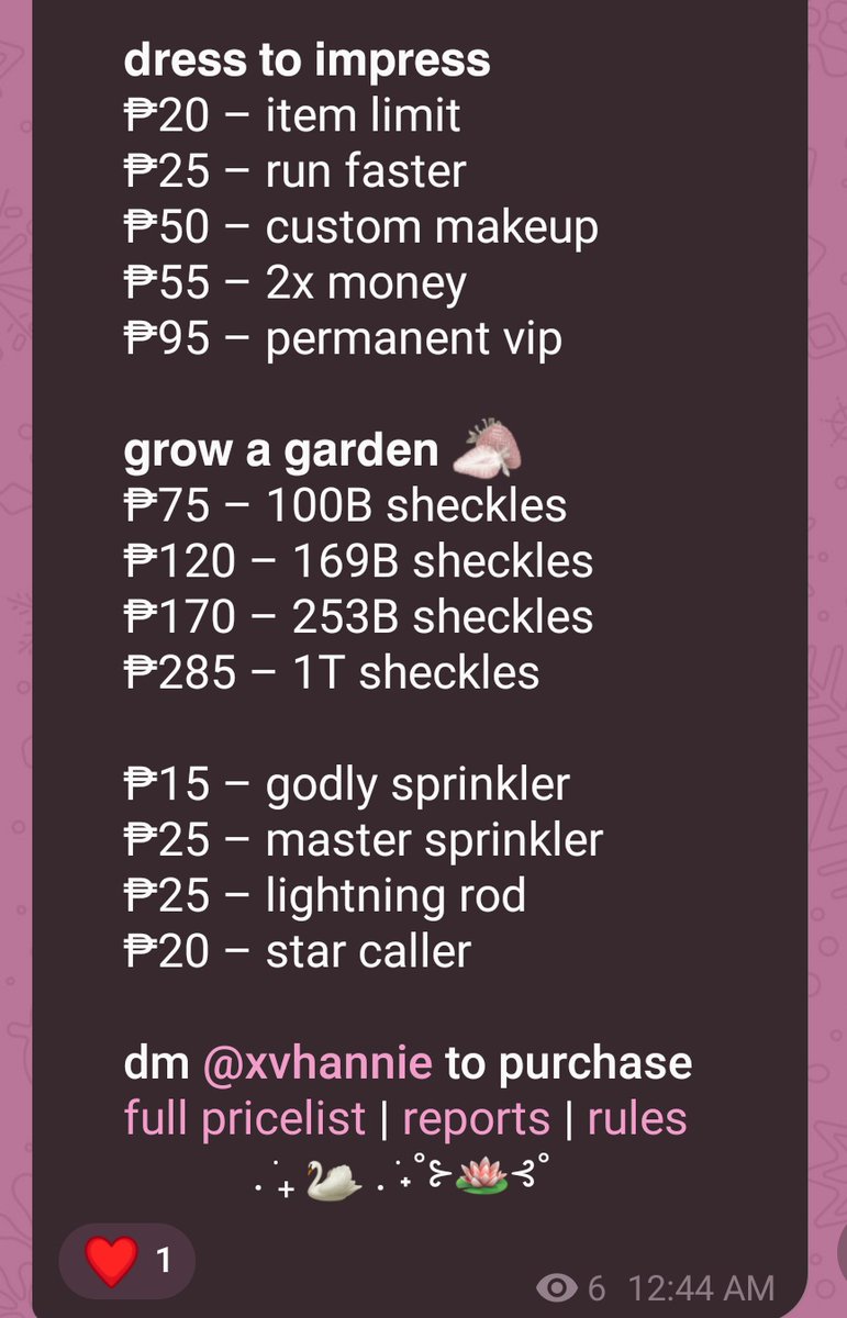 han | robux available ! tweet media