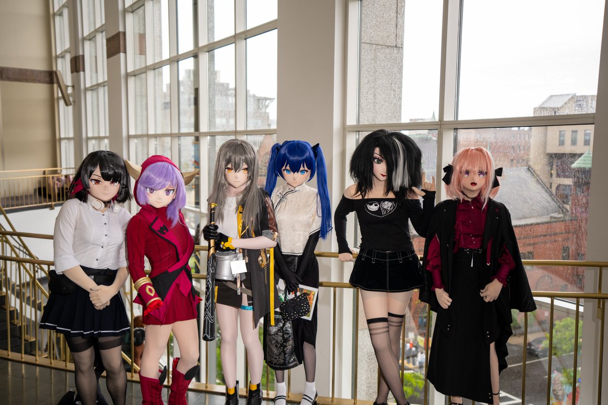 #AnimeBoston2025 
Day2
Found many kigus roaming around! 
Everyone looks great! 
Feeling fantastic meeting both old and new kigurumi friends!
#kigurumi
