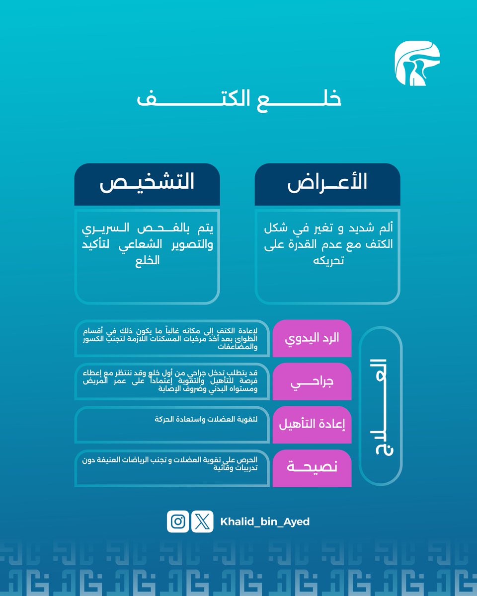 #خلع_الكتف #جراحة_العظام #أبها #ابها #خميس_مشيط #أحد_رفيدة #نجران #جيزان