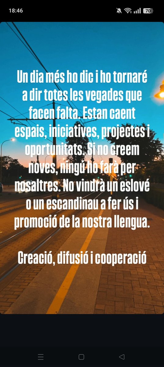 🌴Síndic de Greuges🧡💜 (@sgreuges) on Twitter photo Ho compartix <a href="/Aitormh22/">Llet i Vi 🥛🍷</a> per ig i trobem que és totalment cert:
Més enllà de postures i polèmiques (que trobem plenament escaients), necessitem denunciar l'agressió institucional que està patint la cultura catalana al País Valencià i fer una oposició cultural ferma i digna Ho compartix <a href="/Aitormh22/">Llet i Vi 🥛🍷</a> per ig i trobem que és totalment cert:
Més enllà de postures i polèmiques (que trobem plenament escaients), necessitem denunciar l'agressió institucional que està patint la cultura catalana al País Valencià i fer una oposició cultural ferma i digna