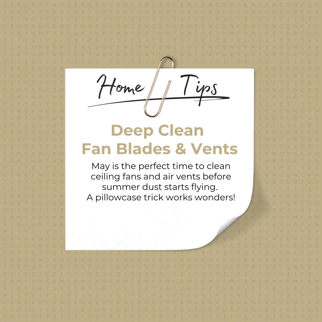 susanmoffatc21's tweet photo. Get ready for warm days—start by dusting your fan blades and vents. Clean air, happy home! 🌬️

#SpringCleaningTips #HomeCare https://t.co/FUWrDup51c