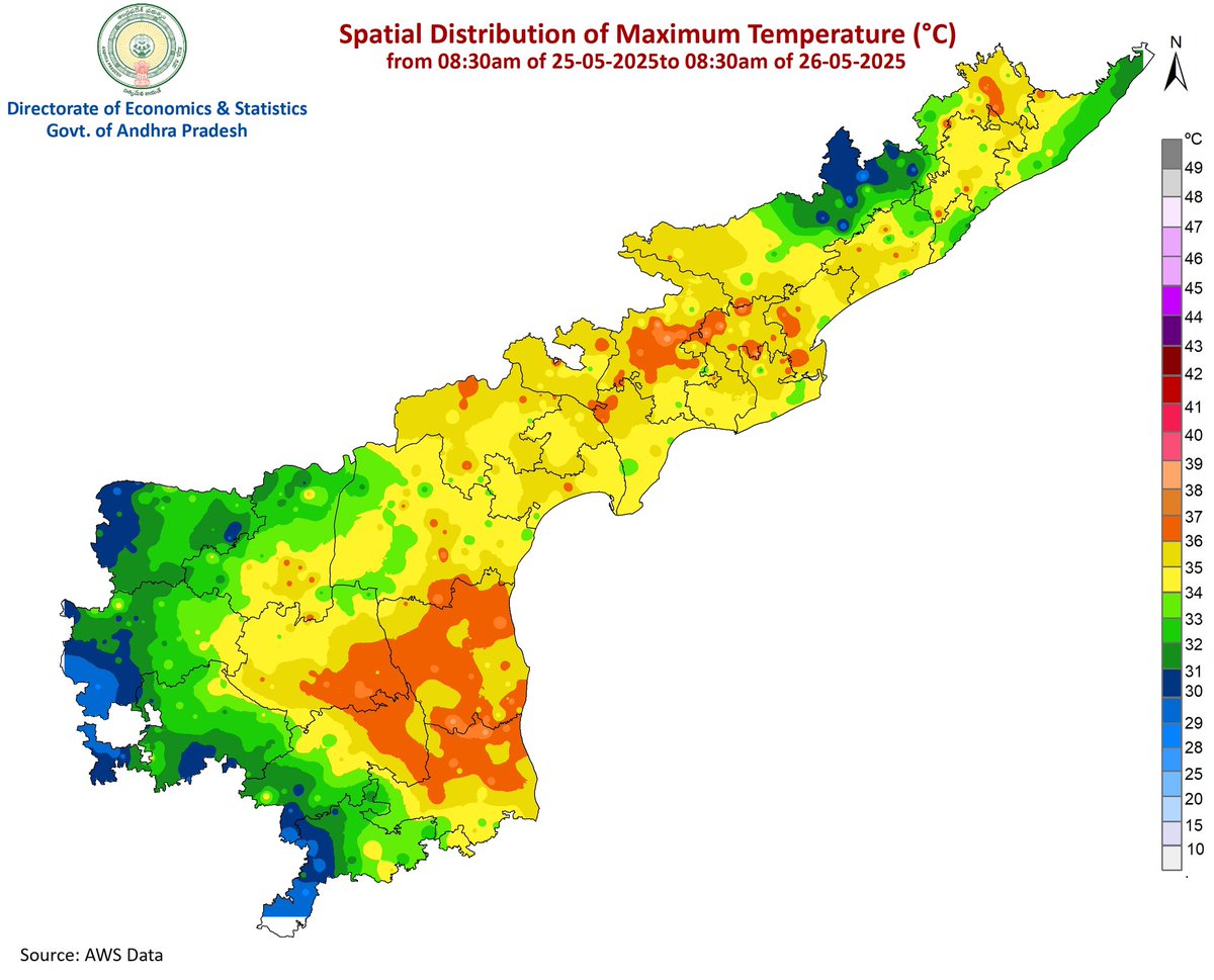 రోహిణి కార్తె మొదటి రోజు ఐన నిన్న రాష్ట్ర వ్యాప్తంగా ఎక్కడ 39°© దాటలేదు. చాలా ప్రాంతాల్లో 35°© లోపలే ఉష్ణోగ్రత నమోదు అయింది.ఇంకో వారం రోజులు ఇలానే ఉంటుంది