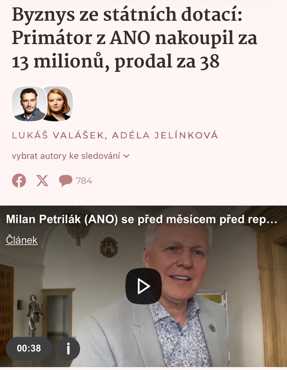 hasek_jiri's tweet photo. Minulý týden zamoření rakovinotvorným azbestem, tento týden milionový podvod. Co pro nás má @lepsivlada na příští týden, @AndrejBabis? https://t.co/rgFR18nfIy