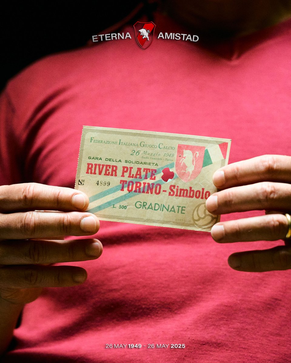 Dopo la tragedia di Superga, il <a href="/RiverPlate/">River Plate</a> decide di compiere il gesto di fratellanza più potente della storia del calcio. Parte il 23 maggio da Buenos Aires e, dopo vari scali internazionali, giunge a Torino per disputare la celebre amichevole con il Torino “Simbolo”, il 26