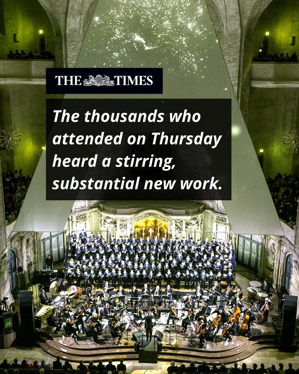 ‘Requiem A’ is getting humbling reviews. Thank you <a href="/thetimes/">The Times and The Sunday Times</a>!