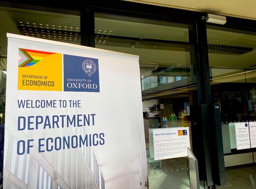 valeriodionisi (@valerio_dionisi) on Twitter photo • A new (British) journey •
It’s been a while I am visiting the <a href="/OxfordEconDept/">Department of Economics, Oxford</a>! Blessed to enjoy to enjoy such dynamic and stimulating environment.
Thanks to <a href="/andreacolciago/">Andrea Colciago</a>, and <a href="/FZanettiOxford/">Francesco Zanetti</a> for tiredless feedbacks and great hospitality along this remarkable experience! • A new (British) journey •
It’s been a while I am visiting the <a href="/OxfordEconDept/">Department of Economics, Oxford</a>! Blessed to enjoy to enjoy such dynamic and stimulating environment.
Thanks to <a href="/andreacolciago/">Andrea Colciago</a>, and <a href="/FZanettiOxford/">Francesco Zanetti</a> for tiredless feedbacks and great hospitality along this remarkable experience!