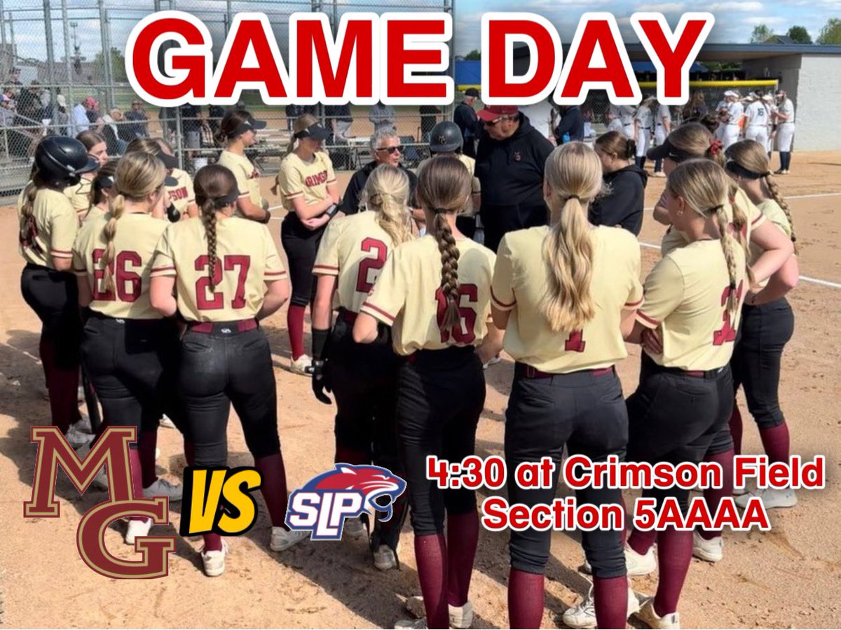 GAME DAY!!!!

The Crimson take on the Panthers in a Memorial Day Section 5AAAA Game!

⌚️4:30 at Crimson Field!#GameTime #WeAreCrimson 
Thank you to ALL of our Veterans! 
We Remember 🇺🇸🇺🇸🇺🇸
<a href="/MGActivities/">Crimson Activities</a> <a href="/CCXSports/">CCX Sports</a>