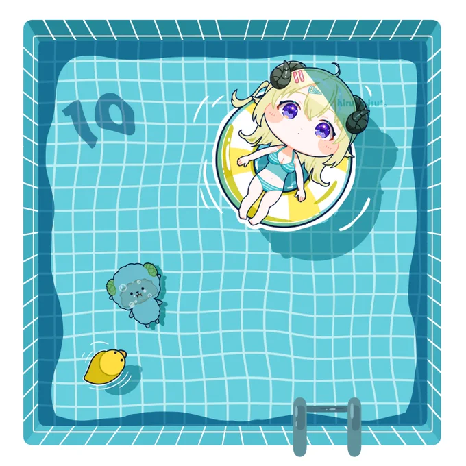 わためぇ誕生日カウントダウンあと10日『』 #つのまきあーと 