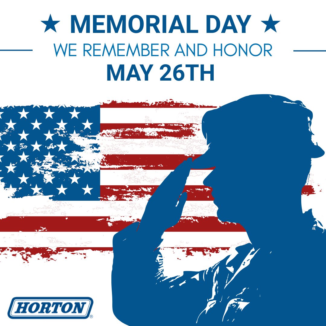 This Memorial Day, we remember and honor our heroes. Thank you for your service and sacrifice. #MemorialDay