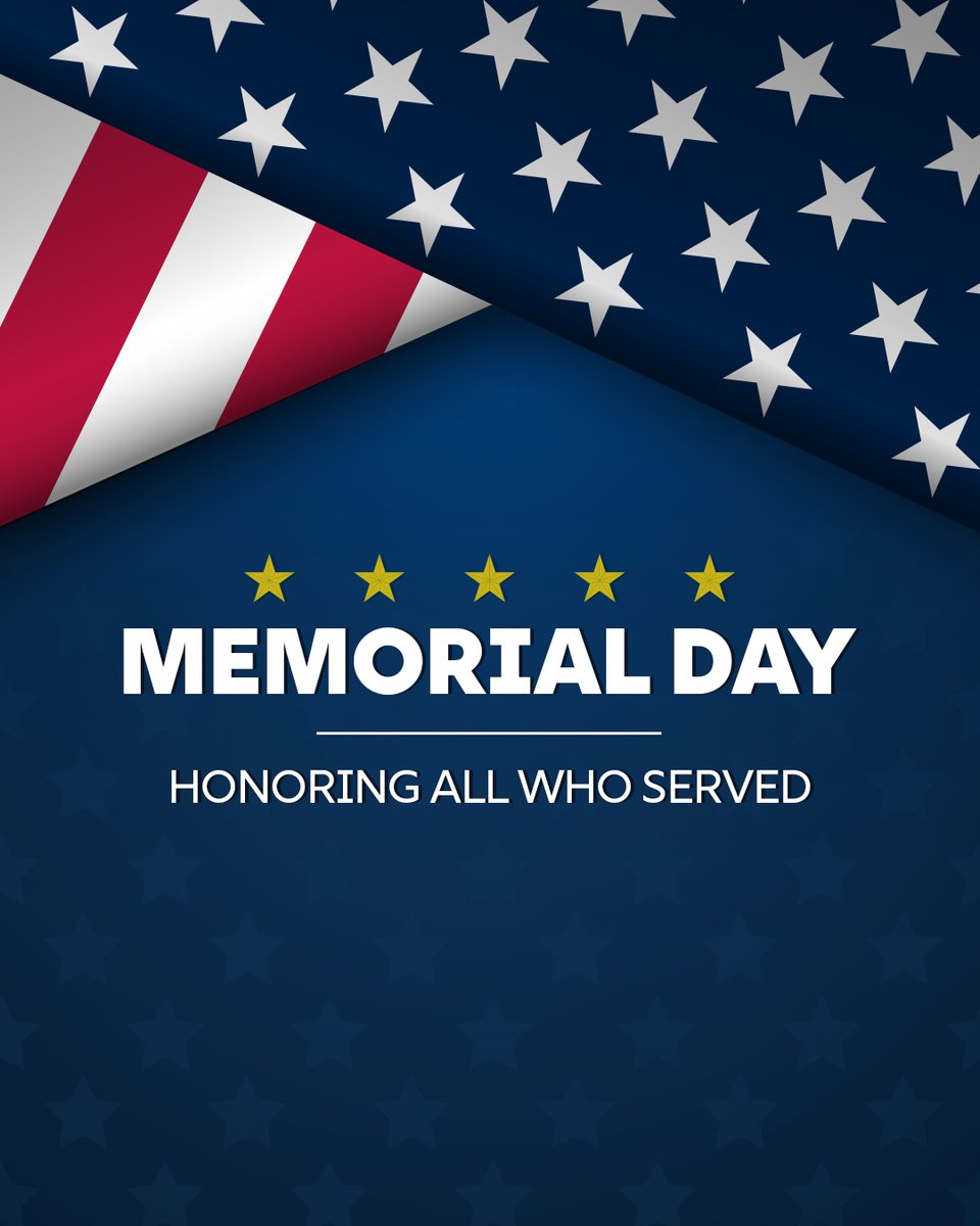 Today, we remember and honor our heroes. 💙❤️ #memorialday