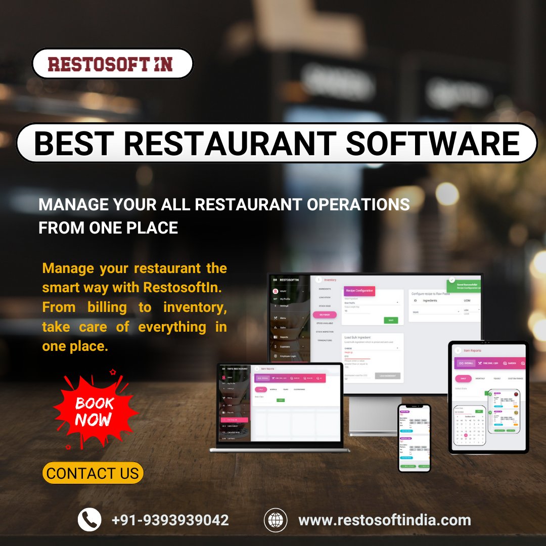 restosoftin's tweet photo. ๐ฝ๏ธ RestosoftIn โ Your all-in-one restaurant software!
๐งพ Easy billing
๐ฆ Inventory tracking
#RestosoftIn #RestaurantSoftware #POSSystem #RestaurantPOS #RestaurantManagement #FoodBusiness #POSforRestaurants #CloudPOS #BillingSoftware #KitchenManagement #SmartRestaurant https://t.co/kppJGxz19h