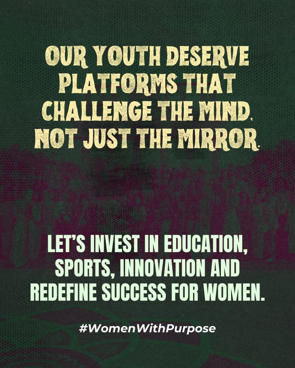 We urge leaders to host events that build future-ready women—not beauty contests
that fade with time.
#WomenWithPurpose