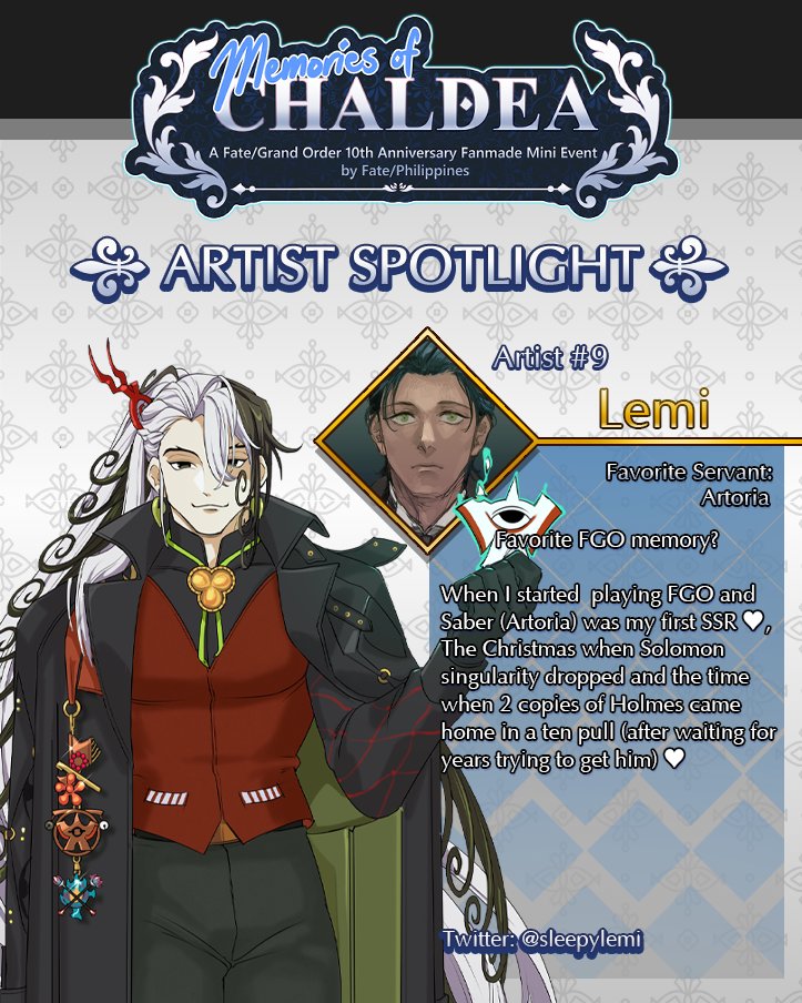 {••ARTIST SPOTLIGHT••}

Today's event servant rate up is... Ashiya Douman, drawn by none other than <a href="/sleepylemi/">れみ✧</a>!

Let's see what they have so say about FGO as a whole!

Who do you think are the next servants in the roster?

#MemoriesOfChaldea #FGO #FPH