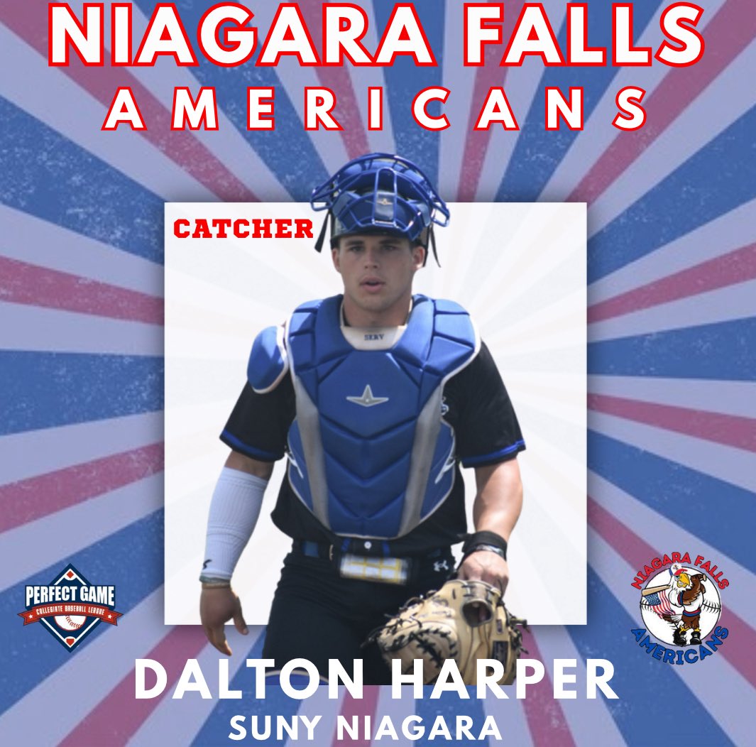 AmericansPGCBL's tweet photo. Welcome back to four of our returning players!
RHP Luke Blandino - WPI
C Dalton Harper - SUNY Niagara
OF Jake Hollins - DโYouville
LHP CJ Hurley - Niagara
Stay tuned as we introduce more of Americans!! #AmericansBaseball #ApolloApproved
๐๏ธ call (716)215-6161 https://t.co/TJeMafHTwD