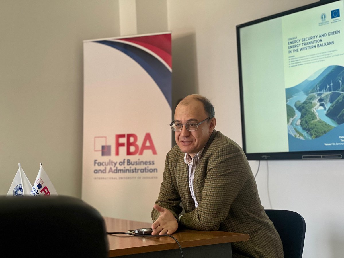 iussarajevo's tweet photo. IUS Hosts Seminar on European Energy Security and Sustainable Energy Transition https://t.co/QFAgZMkkTQ https://t.co/e94Lz83uFP