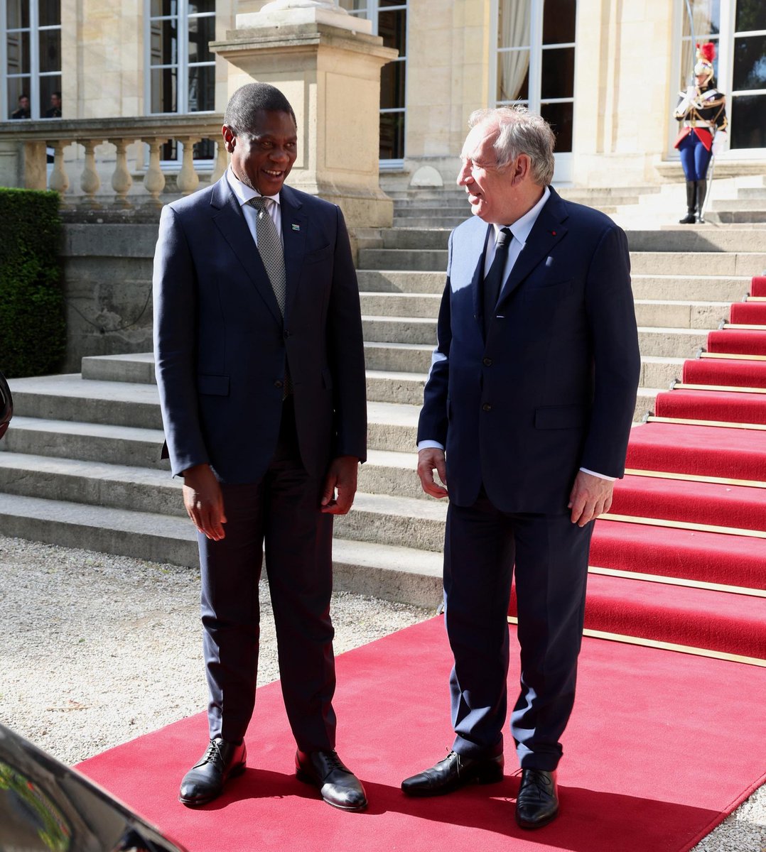 DEPUTY PRESIDENT P.MASHATILE MEETS WITH PRIME MINISTER F. BAYROU. Deputy President Paul Mashatile meet Prime Minister François Bayrou on May 23, 2025.  Deputy President informed his counterpart of SA's ambitious infrastructure development and re-industrialisation plans.