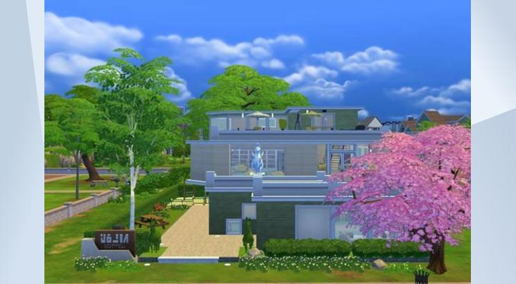 SugisakiYa's tweet photo. #LlamaLand library: This 3-story garden of knowledge boasts tons of bookshelves and a colourful green interior. #sims4 #sugisakiya #remo https://t.co/JsV3FwkDD9 https://t.co/xnDH5lA5u8