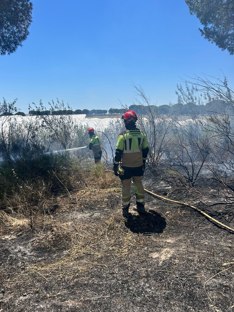 🔥Intervenimos en un incendio en un paraje en el término de #Moguer, junto a
<a href="/Plan_INFOCA/">EMA INFOCA</a> , que afecta a masa forestal. El aviso ha entrado a las 12.30 horas. Está controlado.
facebook.com/reel/126221836…