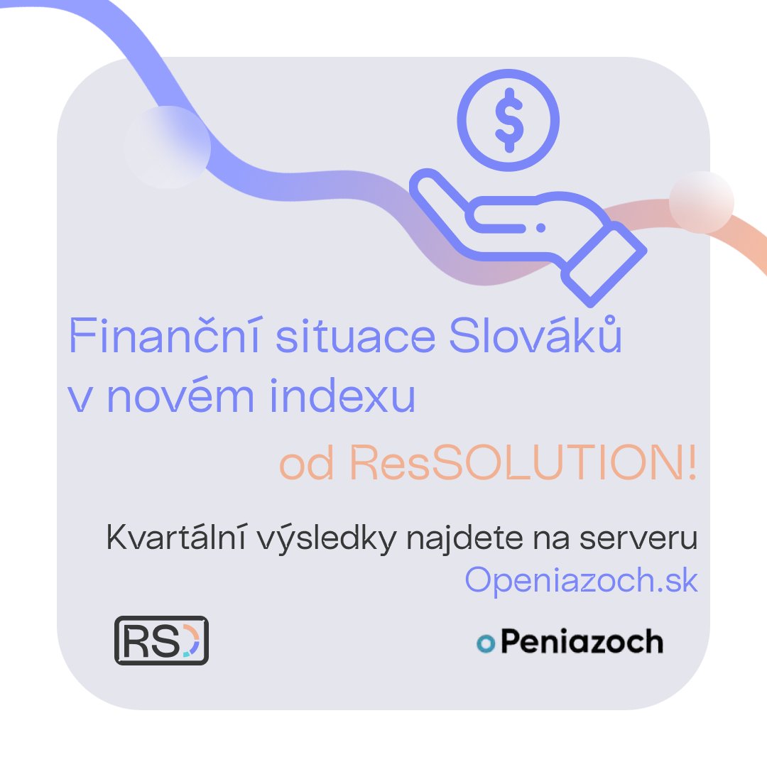 💸Na serveru O peniazoch ode dneška najdete výsledky našeho exkluzivního výzkumného indexu, který zkoumá finanční situaci Slováků v čase. 

První zprávu z výsledků najdete zde: tinyurl.com/5banb5tw
...a kontinuální data budou vždy zveřejňována zde: tinyurl.com/f7fctzjp