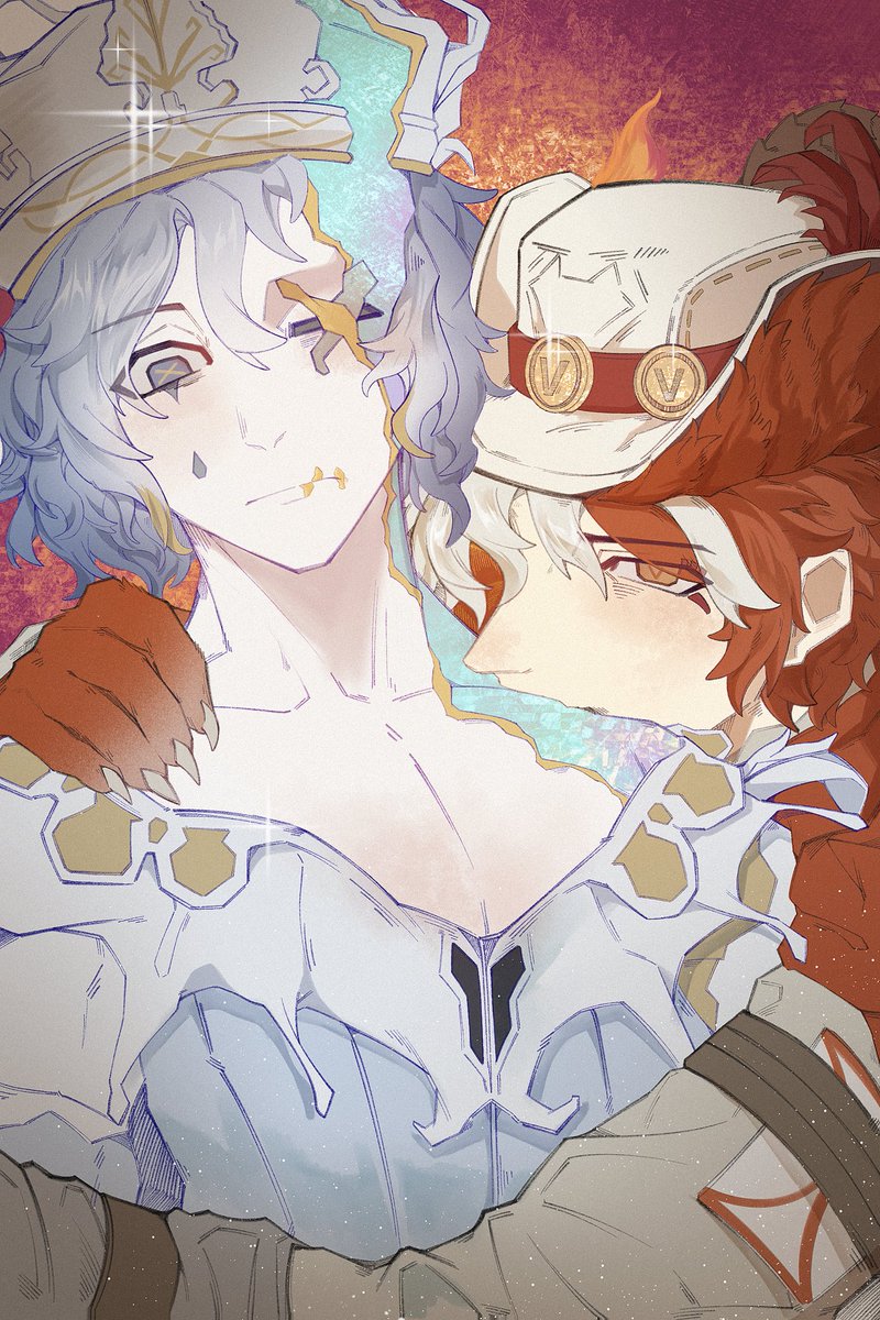 RaggedClouds's tweet image. #フロマティ #florimatt #火偶 #第五人格