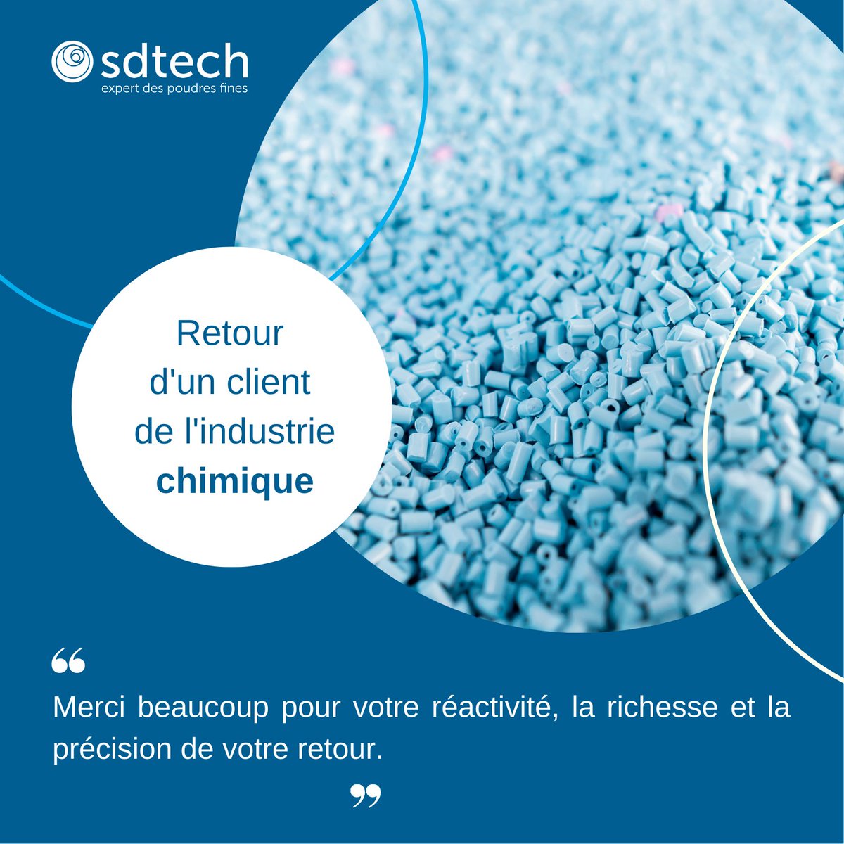 SDTech_Groupe's tweet image. [RETOUR CLIENT] sd-tech.com
@SDTech_Groupe propose des solutions adaptées aux enjeux de l’industrie #chimique. Conjuguant nos connaissances des #matériaux avec nos compétences en procédés, nous vous accompagnons dans le design et l’optimisation de vos produits.