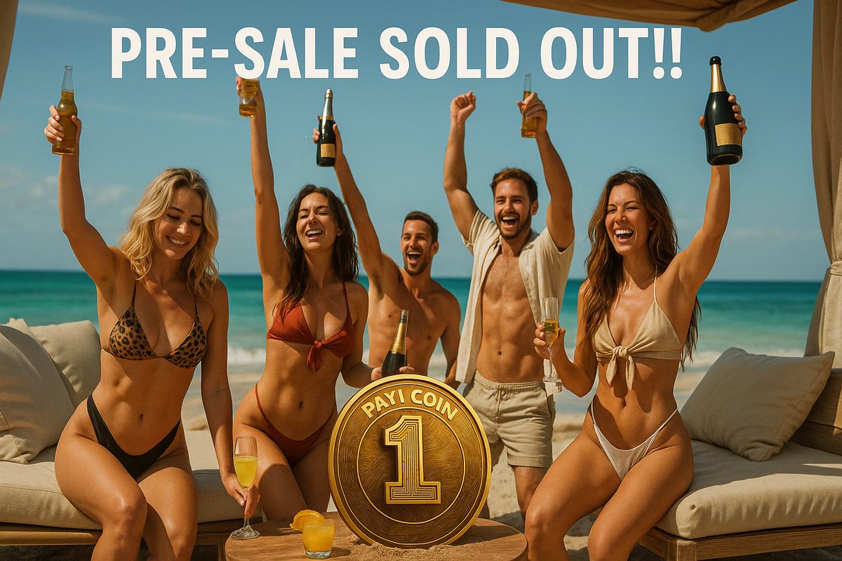 Pay 1 Coin (@pay1coin) on Twitter photo Pre-Sale Sold out in record time! 🚀 All the glory goes to our incredible community—this victory is yours! 🔥🎉 #ThankYou <a href="/Pay1Coin/">Pay 1 Coin</a> Pre-Sale Sold out in record time! 🚀 All the glory goes to our incredible community—this victory is yours! 🔥🎉 #ThankYou <a href="/Pay1Coin/">Pay 1 Coin</a>