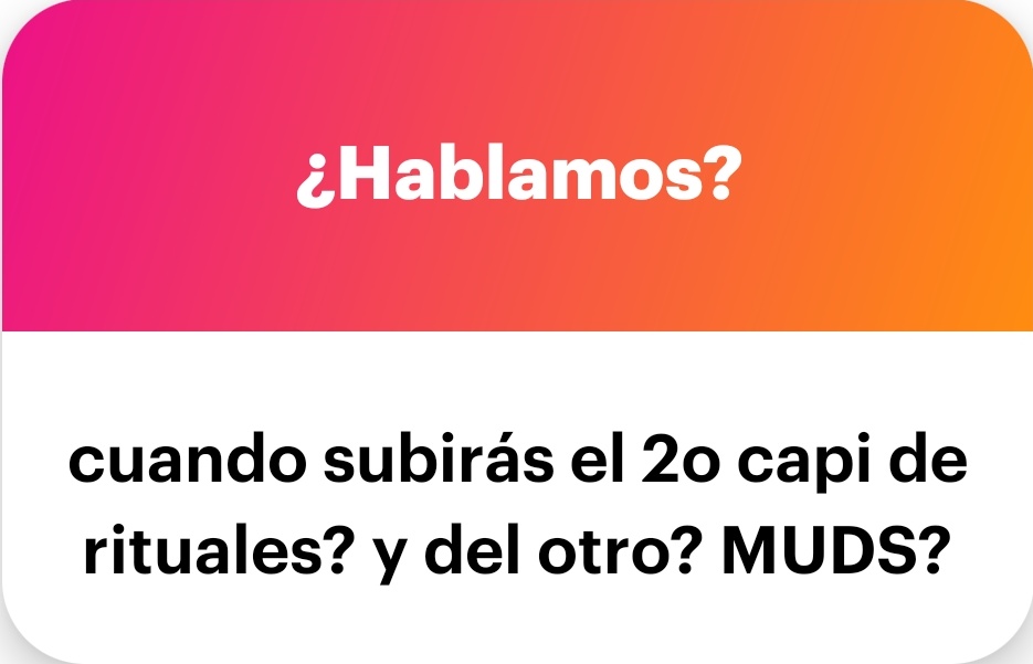 nxriamartin's tweet photo. el cap de #MafinRituales📿 está en proceso, cuando lo termine se subirá.

#MDUS🪽 tardará aún bastante en llegar, porque he decidido por salud mental no subirlo hasta que no esté bastante avanzado. https://t.co/LsPNOlqmGF