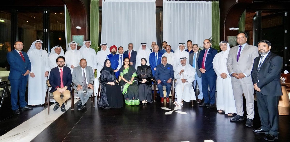 After a series of productive meetings with Qatari counterparts, during which we briefed them on India’s resolute stand against Pakistan-sponsored terrorism, we concluded the day by sharing dinner with eminent Qatari dignitaries.

The discussions offered real food for thought on