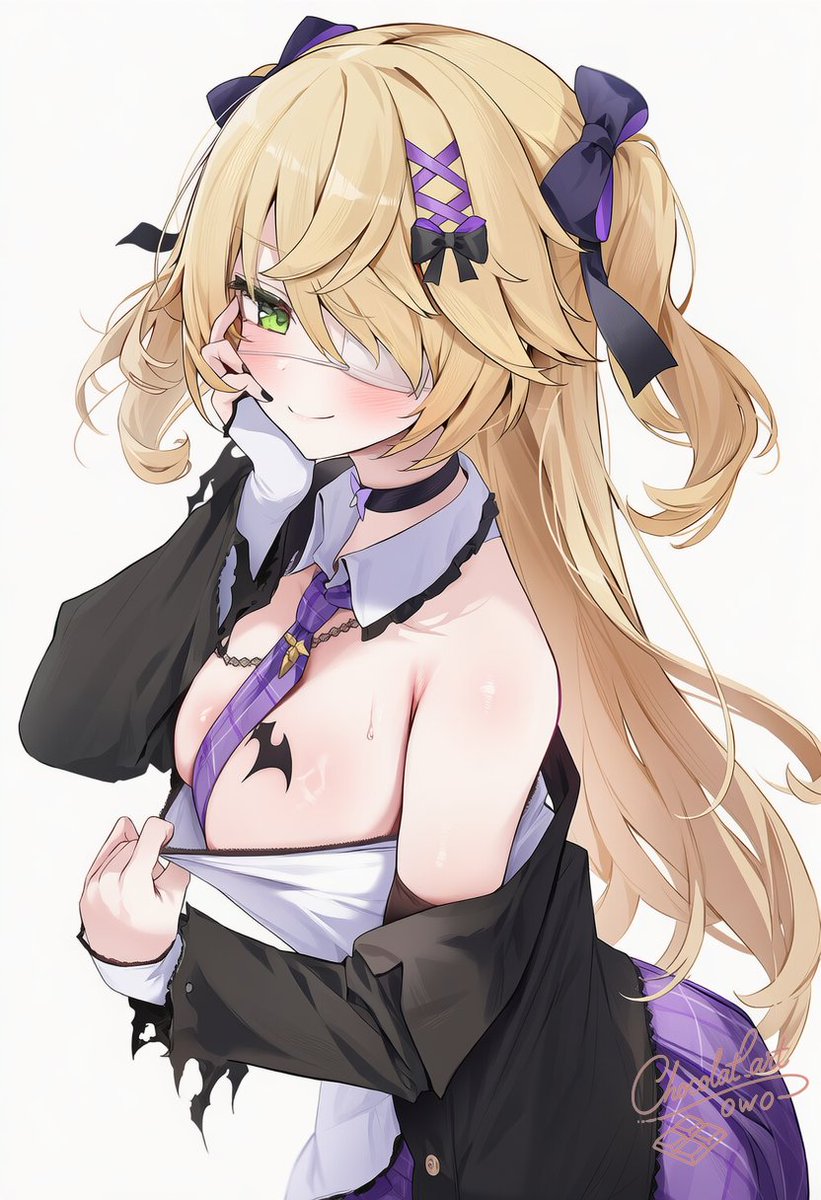 SubChocolat_0w0's tweet photo. 小悪魔フィッシュル💜 https://t.co/9OD69dsx38