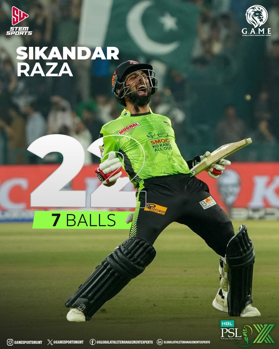 If unreal dedication and commitment to the game had any face feat. <a href="/SRazaB24/">Sikandar Raza</a>  📷

What a knock, what a moment, what a STAR!
#IamGAME #SikandarRaza #StemSports #Cricket #Pakistan #Explore